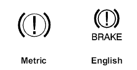 GMC Terrain. Brake System Warning Light