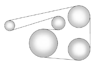 GMC Terrain. Engine Drive Belt Routing
