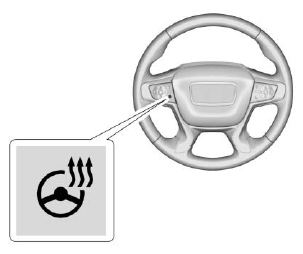 GMC Terrain. Heated Steering Wheel and Horn
