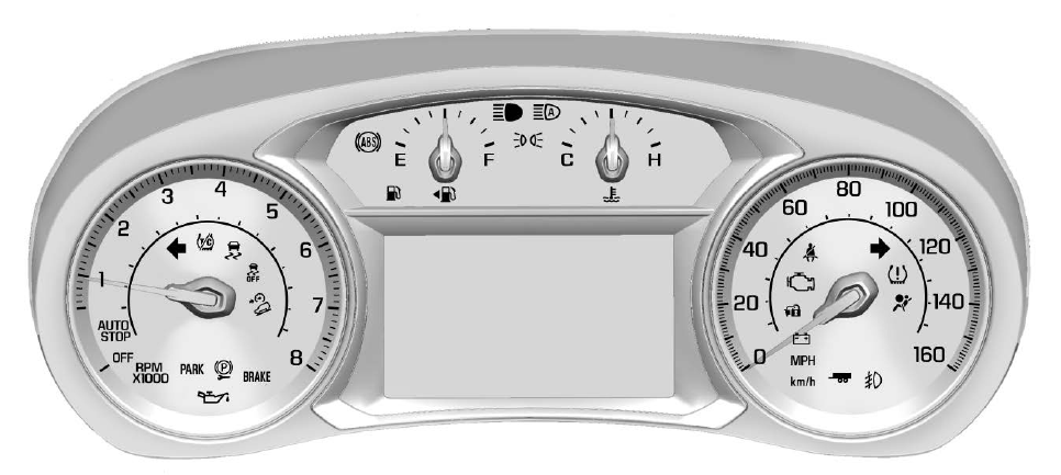 GMC Terrain. Instrument Cluster (Uplevel)